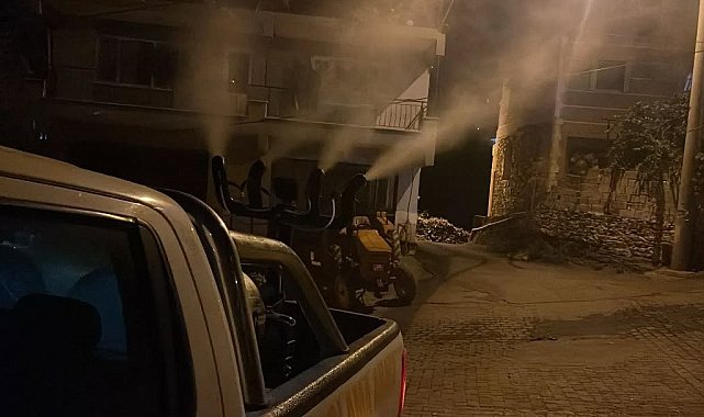 Germencik'te sivrisinekle mücadele aralıksız sürüyor
