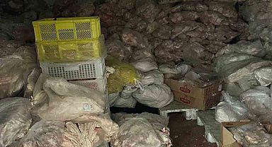 Gıda deposunda ele geçirildi, 210 bin TL ceza kesildi