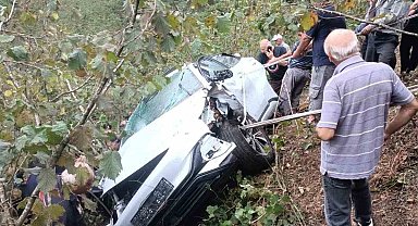 Giresun'da feci kaza: 1 ölü, 2 yaralı