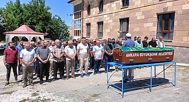 Gölde boğulan kuzenini kurtarmaya çalışırken vefat eden adam son yolcuğuna uğurlandı