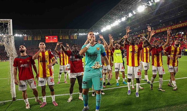 Göztepe, ilk iç saha maçında beğeni topladı