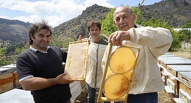 Gümüşhane'de 2025 yılı bal hasadı üreticilerin yüzünü güldürdü