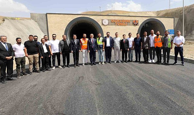 Güzeldere Tüneli'nin ikinci tüpünde çalışmalar sona doğru