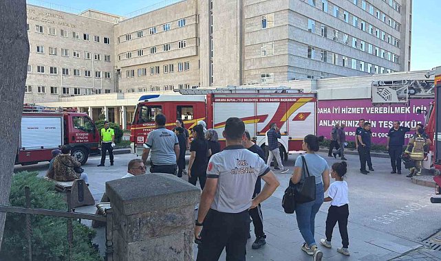 Hacettepe Üniversitesi Hastanesi'nde yangın paniği