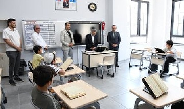 Hafızlık eğitimi alan öğrencilere ziyaret
