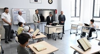 Hafızlık eğitimi alan öğrencilere ziyaret