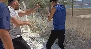 Hafriyat kamyonu sürücüsünden yabancı uyruklu vatandaşa tehdit iddiası