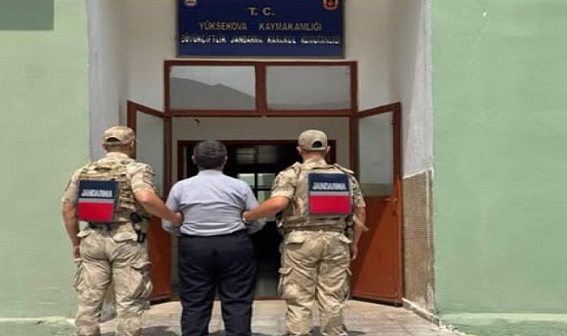 Hakkari'de 8 yıl 9 ay kesinleşmiş hapis cezası bulunan şahıs yakalandı
