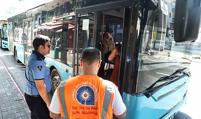 Halk otobüslerinde klima denetimi sürüyor
