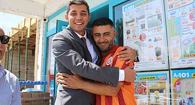 Hamur Kaymakamı Mahir, veda etti