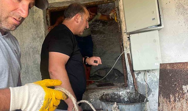 Hanak belediyesi içme suyu deposu temizlendi
