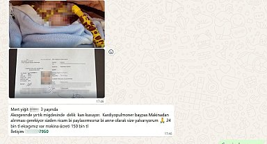 Hasta çocuklar adına bağış toplanarak dolandırıcılık yapıldığı iddiası