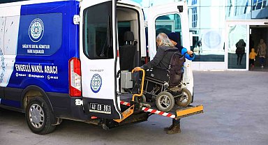 Hasta ve engelli naklinde 100 taşımaya ulaşıldı