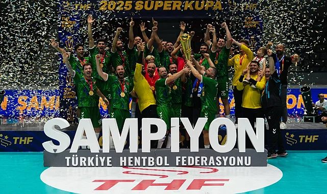 Hentbolda süper kupa Bursa Nilüfer Belediyespor'un