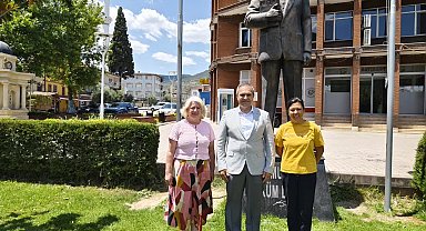 İki belediye arasında yapılacak işbirlikleri görüşüldü
