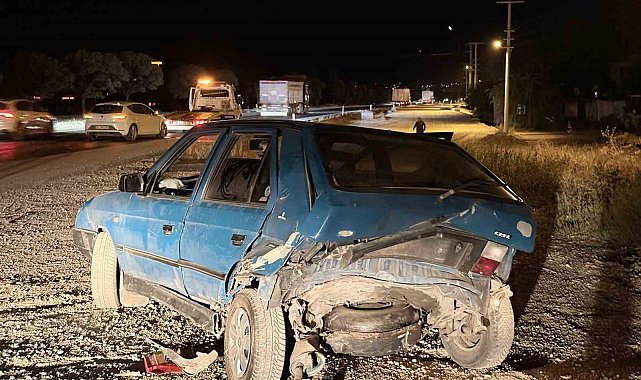 İki otomobilin dahil olduğu trafik kazasında 2 kişi yaralandı