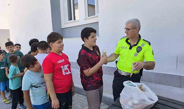 İl Emniyet Müdürlüğü tarafından trafik kuralları eğitimi verildi