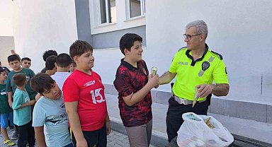 İl Emniyet Müdürlüğü tarafından trafik kuralları eğitimi verildi