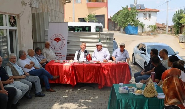 İl Müdürü Çetin Ayvalık, Çakırpınar köyü çiftçileriyle buluştu