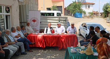 İl Müdürü Çetin Ayvalık, Çakırpınar köyü çiftçileriyle buluştu
