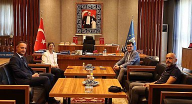 İLBANK Eskişehir Bölge Müdürü Emel'den Belediye Başkanı Kahveci'ye ziyaret