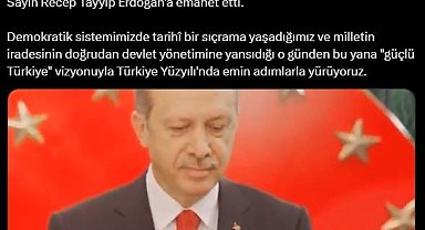 İletişim Başkanlığı'ndan Cumhurbaşkanı Erdoğan için özel video