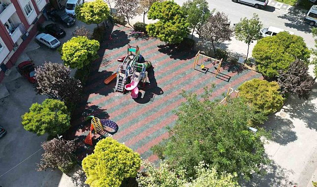 İnegöl'de çocuk parkları daha güvenli