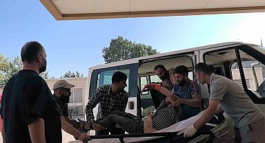 İnegöl'de inşaatta iş kazası