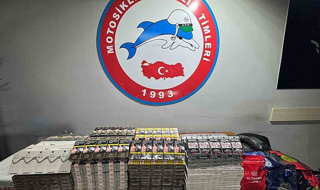 İskenderun'da kaçak sigara ve nargile tütünü ele geçirildi
