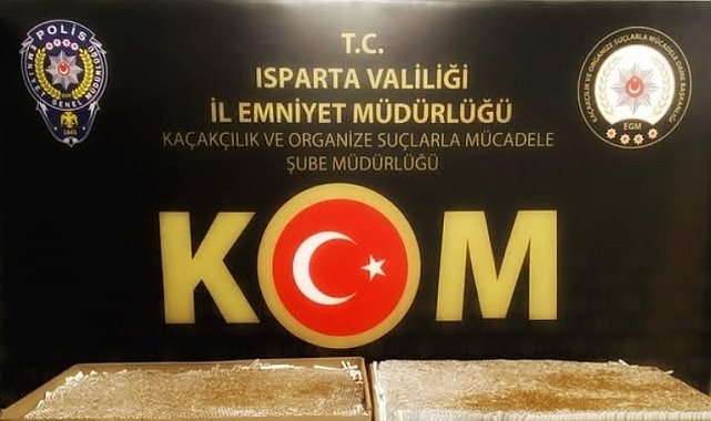 Isparta'da 10 bin adet makaron ele geçirildi
