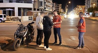 Isparta'da gece denetiminde 11 araca ceza kesildi