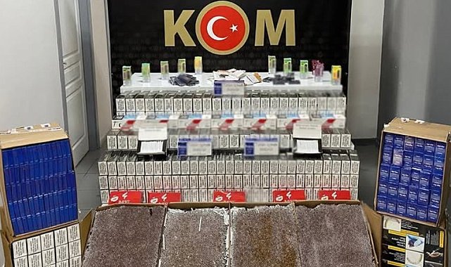 Isparta'da kaçak tütün operasyonu: 113 bin 900 dal makaron ele geçirildi