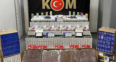 Isparta'da kaçak tütün operasyonu: 113 bin 900 dal makaron ele geçirildi