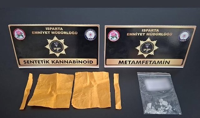 Isparta'da uyuşturucu operasyonunda 1 şüpheli yakalandı