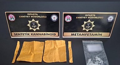 Isparta'da uyuşturucu operasyonunda 1 şüpheli yakalandı