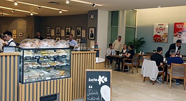 İstanbul Küçükçekmece'de 'Kafe K' hizmette