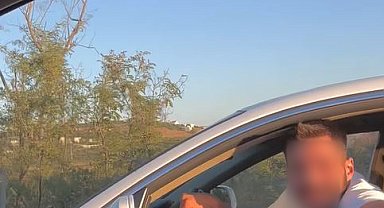 İstanbul'da makas atan sürücü trafiği tehlikeye soktu