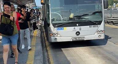 İstanbul'da metrobüs arızası