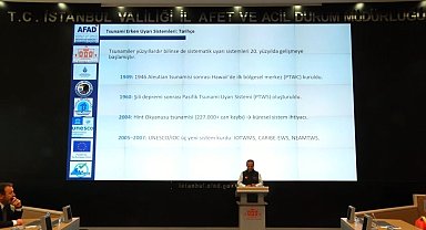 İstanbul'da tsunami erken uyarı ve tahliye planlama toplantısı yapıldı
