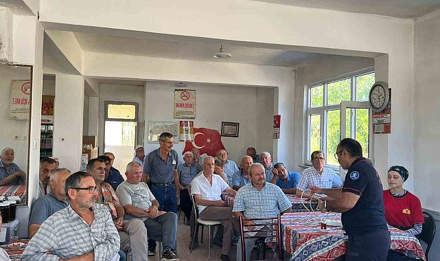 İtfaiyeden yangınlara karşı farkındalık eğitimi