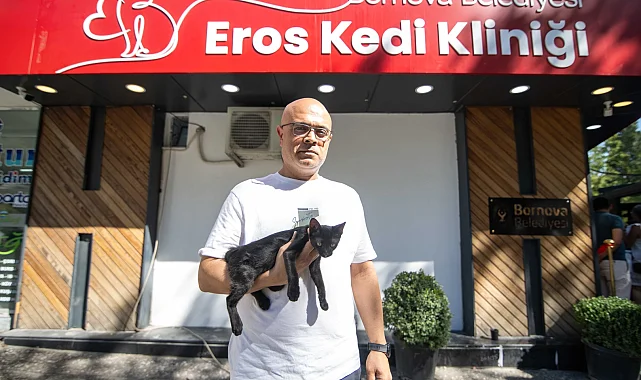 İzmir Bornova'da 'Eros Kedi Kliniği' açıldı