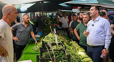 İzmir Bornova'da pazaryerlerinde güvenlik seferberliği