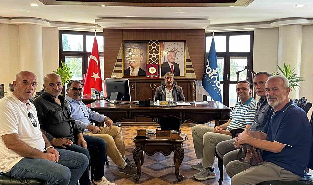 İzmir Patnoslular Derneği'nden Başkan Taşkın'a Ziyaret