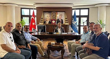 İzmir Patnoslular Derneği'nden Başkan Taşkın'a Ziyaret