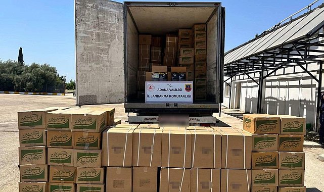 Jandarma 7 bin 500 kilo kaçak tütün ele geçirdi
