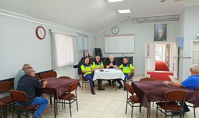 Jandarmadan kamyoncu esnafına ziyaret