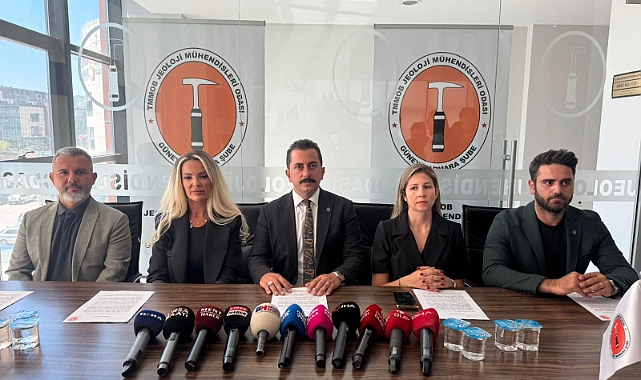 JEOLOJİ MÜHENDİSLERİ ODASINDAN BASIN AÇIKLAMASI