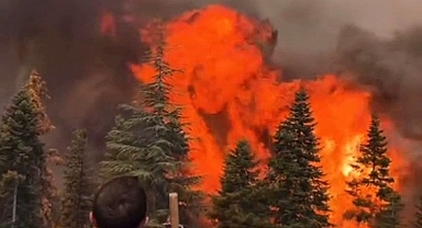 Kahramanmaraş'taki orman yangını sürüyor