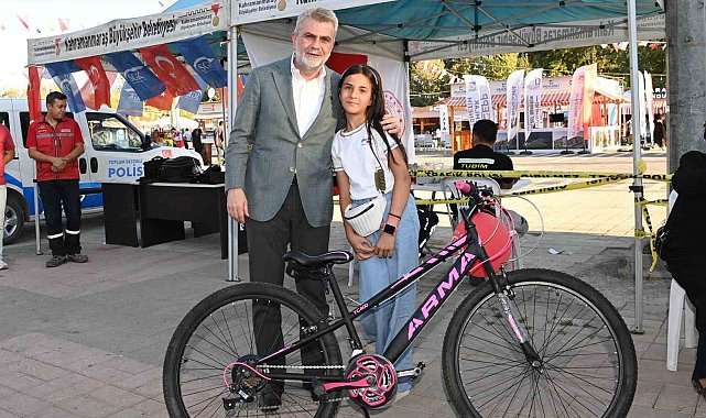 Kahramanmaraş'ta 170 çocuğun ilk kez bisiktleti oldu