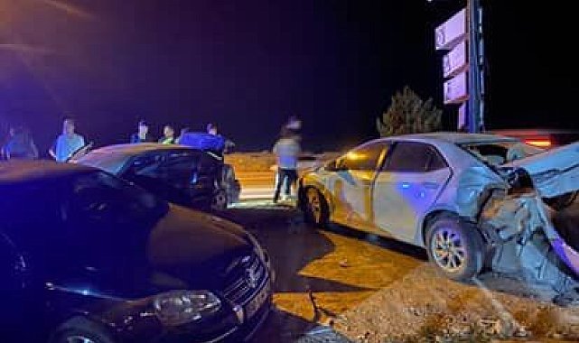 Kahramanmaraş'ta trafik kazası: 3 yaralı